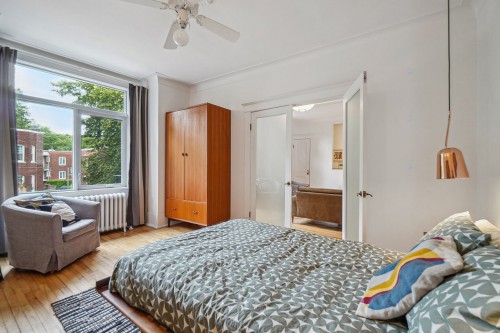 Chambre à coucher principale - 2420 Av. Mariette, Montréal (Côte-Des-Neiges/Notre-Dame-De-Grâce), QC - Indoor Photo Showing Bedroom