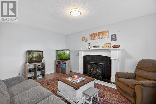5 Giffin Road, Hamilton, ON - Indoor Photo Showing Living Room With Fireplace