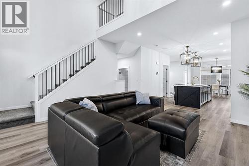 413 Belmont Park Sw, Calgary, AB - Indoor Photo Showing Living Room