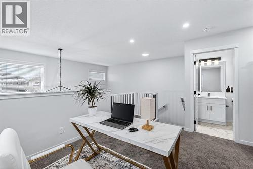 413 Belmont Park Sw, Calgary, AB - Indoor Photo Showing Office