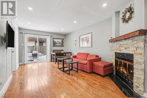 808 Torsa Court, Ottawa, ON - Indoor Photo Showing Living Room With Fireplace