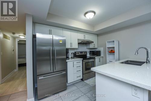 Kitchen Quartz top; Ss Appliances; - 98 - 100 Dufay Road N, Brampton, ON - Indoor Photo Showing Kitchen With Stainless Steel Kitchen With Double Sink