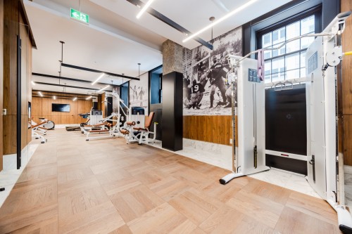 Salle d'exercice - 805-2060 Rue Peel, Montréal (Ville-Marie), QC - Indoor Photo Showing Gym Room