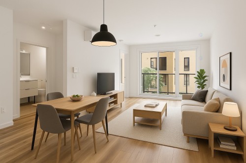 Salon - 306-2121 Av. Papineau, Montréal (Ville-Marie), QC - Indoor