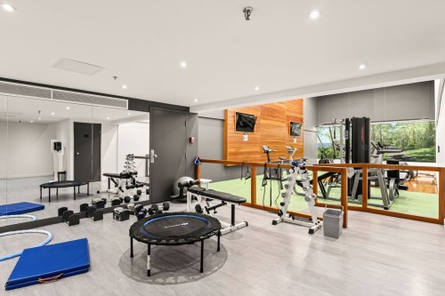 Salle d'exercice - Ph02-60 Rue Berlioz, Montréal (Verdun/Île-Des-Soeurs), QC - Indoor Photo Showing Gym Room