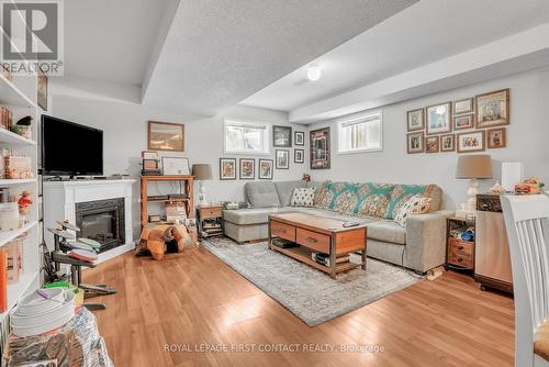 Basement inlaw suite - 28 Hewitt Place, Barrie, ON - Indoor Photo Showing Living Room With Fireplace