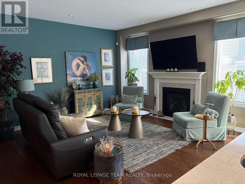 Great Room - 979 Shimmerton Circle, Ottawa, ON - Indoor Photo Showing Living Room With Fireplace