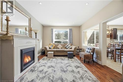 2325 Bridle Road, Oshawa, ON - Indoor Photo Showing Living Room With Fireplace
