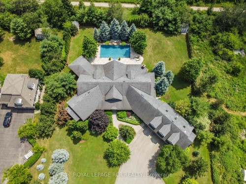 9727 Dundas Street E, Erin, ON - Outdoor With In Ground Pool With View