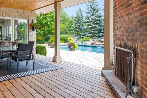 9727 Dundas Street E, Erin, ON - Outdoor With Deck Patio Veranda With Exterior