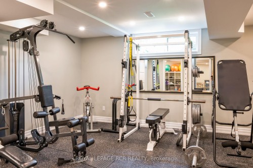 9727 Dundas Street E, Erin, ON - Indoor Photo Showing Gym Room