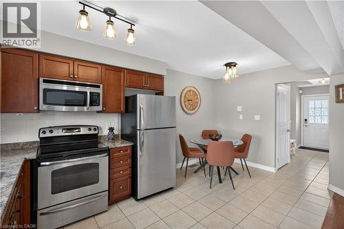 222 Fall Fair Way Unit# 64, Binbrook, ON - Indoor Photo Showing Kitchen With Stainless Steel Kitchen