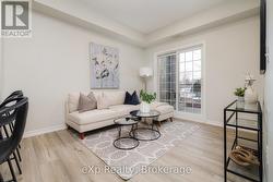 Living area with sliding patio doors - 