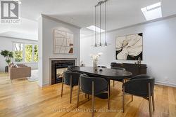 Virtually staged dining room - 