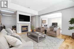 Virtually staged living room - 