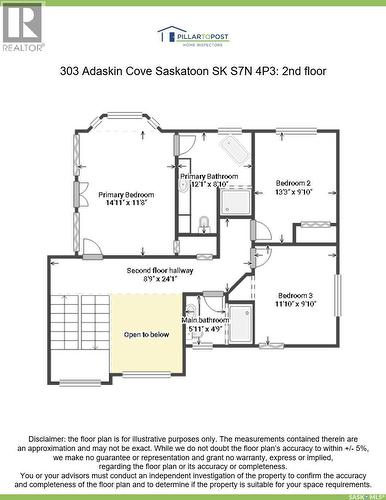 303 Adaskin Cove, Saskatoon, SK 