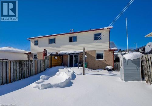 52 Uxbridge Crescent, Kitchener, ON - Outdoor With Exterior