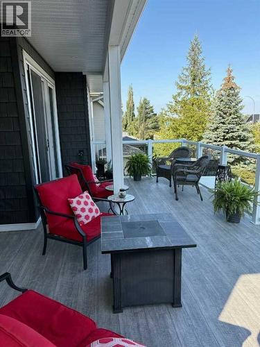 5 Leonard Close, Sylvan Lake, AB - Outdoor With Deck Patio Veranda With Exterior