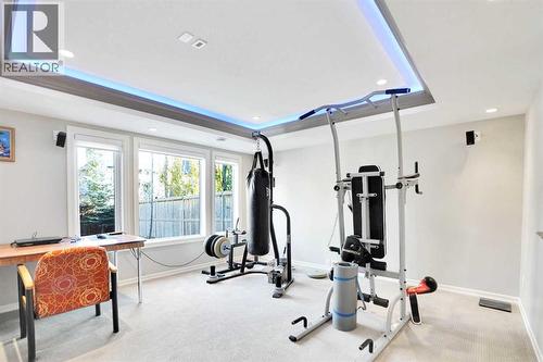 60 Cranarch Rise Se, Calgary, AB - Indoor Photo Showing Gym Room