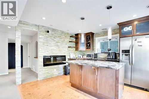 60 Cranarch Rise Se, Calgary, AB - Indoor Photo Showing Kitchen With Upgraded Kitchen