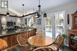 Dining area with walk-out - 