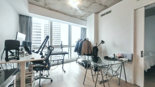 Living Room - 3302-1188 Av. Union, Montréal (Ville-Marie), QC - Indoor Photo Showing Other Room