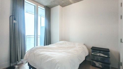 Bedroom - 3302-1188 Av. Union, Montréal (Ville-Marie), QC - Indoor Photo Showing Bedroom