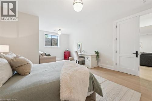 Bedroom with light wood finished floors and baseboards - 5020 First Line, Erin, ON - Indoor Photo Showing Bedroom
