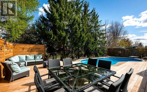 19 Grist Mill Drive, Halton Hills, ON - Outdoor With In Ground Pool With Deck Patio Veranda