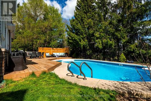 19 Grist Mill Drive, Halton Hills, ON - Outdoor With In Ground Pool With Backyard