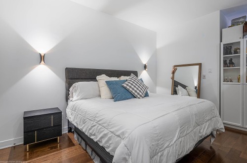 Chambre à coucher principale - 102-7170 Rue Clark, Montréal (Rosemont/La Petite-Patrie), QC - Indoor Photo Showing Bedroom