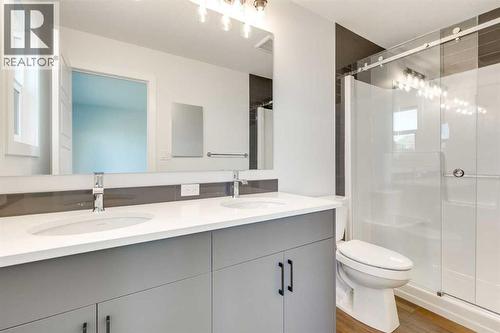 182 Lanark Gate Se, Airdrie, AB - Indoor Photo Showing Bathroom