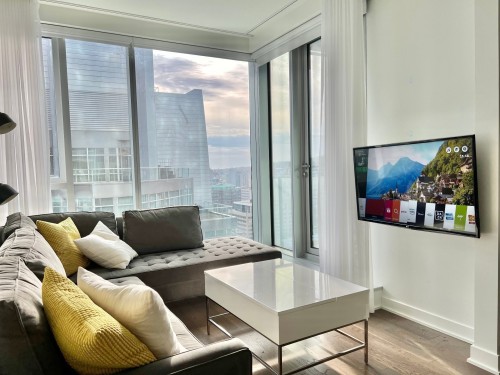 Salon - 2307-1155 Rue De La Montagne, Montréal (Ville-Marie), QC - Indoor