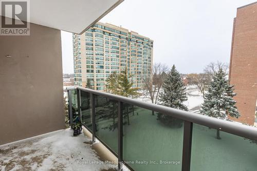 605 - 81 Millside Drive, Milton (Om Old Milton), ON - Outdoor With Balcony With View With Exterior