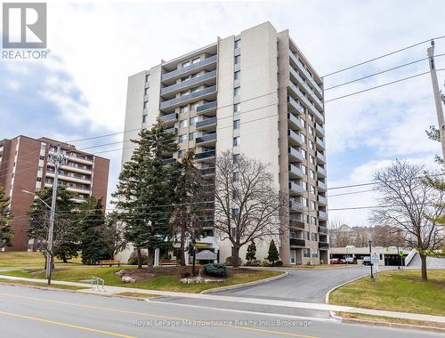 605 - 81 Millside Drive, Milton (Om Old Milton), ON - Outdoor With Balcony With Facade