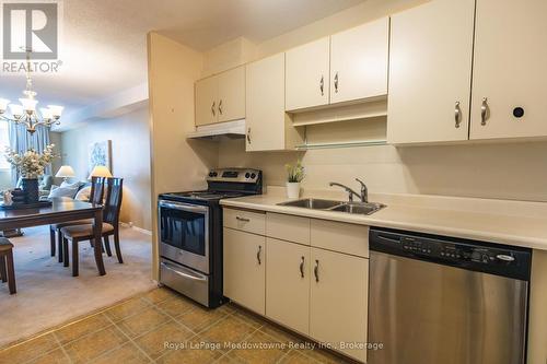 605 - 81 Millside Drive, Milton (Om Old Milton), ON - Indoor Photo Showing Kitchen With Double Sink