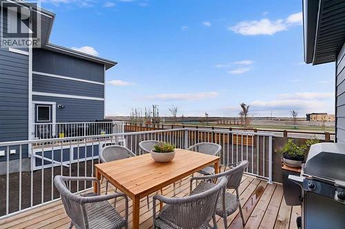 142 Sunstone Way, Balzac, AB - Outdoor With Deck Patio Veranda With Exterior
