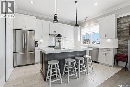 29 115 Meadows Boulevard, Saskatoon, SK - Indoor Photo Showing Kitchen With Stainless Steel Kitchen With Upgraded Kitchen