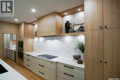 4158 Fieldstone Way, Regina, SK - Indoor Photo Showing Kitchen With Upgraded Kitchen