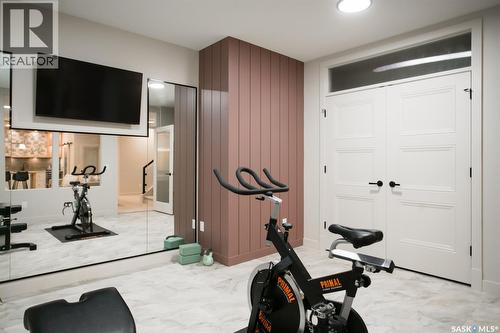 4158 Fieldstone Way, Regina, SK - Indoor Photo Showing Gym Room