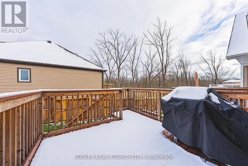 Deck with views of the treed landscape in behind - 2 - 3573 Dominion Road, Fort Erie (Ridgeway), ON - Outdoor