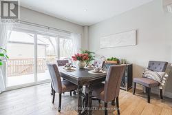 Triple-wide sliding doors out the raised deck - 