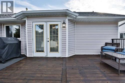 105 Aspen Way, Vulcan, AB - Outdoor With Deck Patio Veranda With Exterior