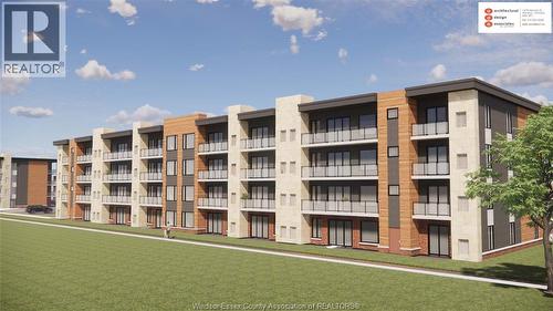 595 Lilymac Unit# 112, Windsor, ON - Outdoor With Balcony With Facade