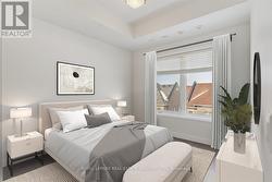 Virtually staged second bedroom - 