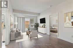 Virtually staged living room - 