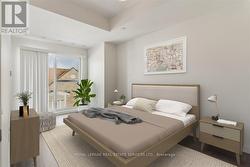 Virtually staged primary bedroom - 