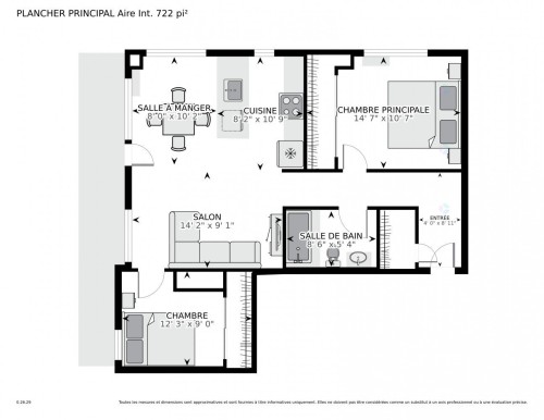 Plan (croquis) - 1546-1414 Rue Chomedey, Montréal (Ville-Marie), QC - Other