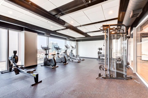 3901-60 Frederick Street, Kitchener, ON - Indoor Photo Showing Gym Room