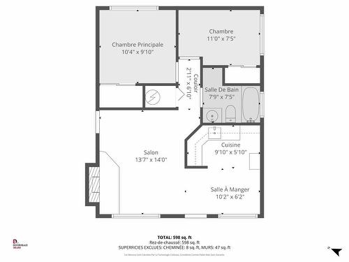 Plan (croquis) - 4 Av. Godfrey, Saint-Sauveur, QC - Other